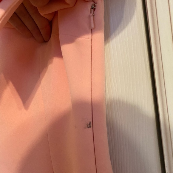 SAFIYAA Eve Stretch Crepe Draped Sleeve Column Dress 10 - Picture 14 of 16